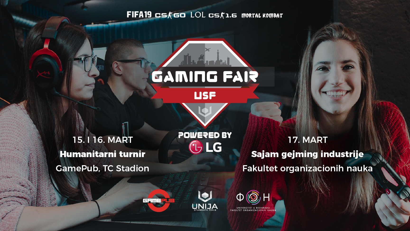 USF Gaming Fair powered by LG Portal Mladi